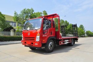 這款國六挖機平板運輸車很火，關注沒？